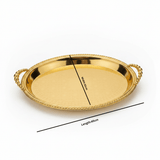 Pilsco Gold Metal Oval Serving Tray - 45×32cm - Al Kabayel Discount CentrePilsco Gold Metal Oval Serving Tray - 45×32cmServing TraysPILSCOAl Kabayel Discount Centre