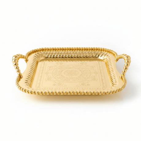 Pilsco Gold Metal Square Serving Tray - 34×34cm - Al Kabayel Discount CentrePilsco Gold Metal Square Serving Tray - 34×34cmServing TraysPILSCOAl Kabayel Discount Centre