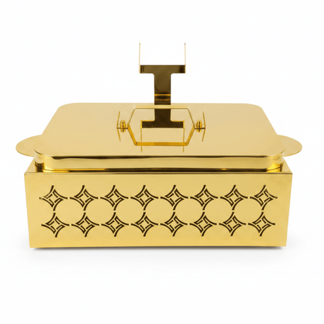 Pilsco Golden Stainless Steel Rectangle Casserole with White Ceramic Inner Dish and Warmer Rack 15 Inch - Al Kabayel Discount CentrePilsco Golden Stainless Steel Rectangle Casserole with White Ceramic Inner Dish and Warmer Rack 15 InchWarmersPILSCOAl Kabayel Discount Centre