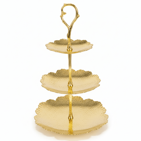 Pilsco Grand Three - Tier Round Gold Candy Serving Stand for Large Gatherings and Celebrations – 30 cm - Al Kabayel Discount CentrePilsco Grand Three - Tier Round Gold Candy Serving Stand for Large Gatherings and Celebrations – 30 cmServing TraysGERMAXAl Kabayel Discount Centre