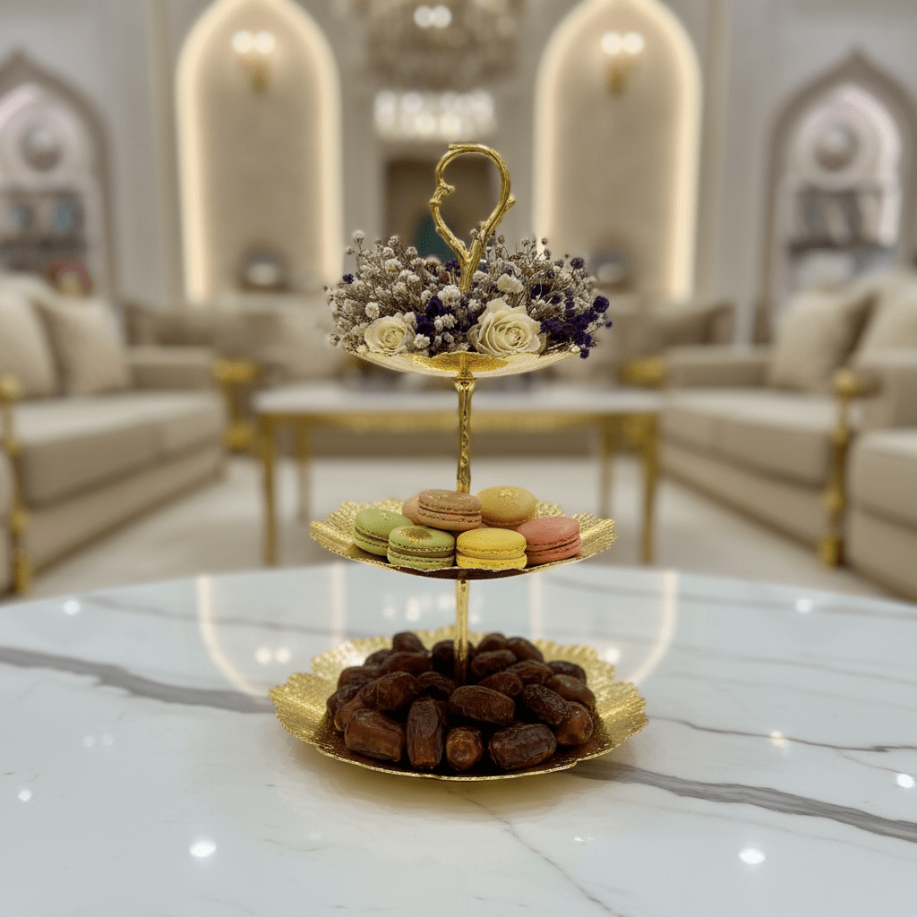 Pilsco Grand Three - Tier Round Gold Candy Serving Stand for Large Gatherings and Celebrations – 30 cm - Al Kabayel Discount CentrePilsco Grand Three - Tier Round Gold Candy Serving Stand for Large Gatherings and Celebrations – 30 cmServing TraysGERMAXAl Kabayel Discount Centre