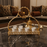 Pilsco Luxury Gold Acrylic and Metal Cawa Cup Holder with Premium Finish for Stylish Coffee Presentation – 27×8 cm - Al Kabayel Discount CentrePilsco Luxury Gold Acrylic and Metal Cawa Cup Holder with Premium Finish for Stylish Coffee Presentation – 27×8 cmOrganizers & AccessoriesPILSCOAl Kabayel Discount Centre