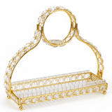 Pilsco Luxury Gold Acrylic and Metal Cawa Cup Holder with Premium Finish for Stylish Coffee Presentation – 27×8 cm - Al Kabayel Discount CentrePilsco Luxury Gold Acrylic and Metal Cawa Cup Holder with Premium Finish for Stylish Coffee Presentation – 27×8 cmOrganizers & AccessoriesPILSCOAl Kabayel Discount Centre