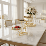 Pilsco Luxury Gold Leaf Design 3 - Tier Square Fruit Display Stand – Premium Serving Tray for Desserts & Occasions – 14 × 28 cm - Al Kabayel Discount CentrePilsco Luxury Gold Leaf Design 3 - Tier Square Fruit Display Stand – Premium Serving Tray for Desserts & Occasions – 14 × 28 cmServing TraysPILSCOAl Kabayel Discount Centre