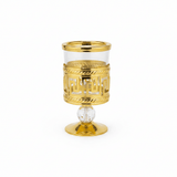 Pilsco Metal & Glass Spoon Holder - 10×5 cm - Silver / Gold - Al Kabayel Discount CentrePilsco Metal & Glass Spoon Holder - 10×5 cm - Silver / GoldCutlery HolderPILSCOAl Kabayel Discount Centre