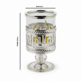 Pilsco Metal & Glass Spoon Holder - 10×5 cm - Silver / Gold - Al Kabayel Discount CentrePilsco Metal & Glass Spoon Holder - 10×5 cm - Silver / GoldCutlery HolderPILSCOAl Kabayel Discount Centre