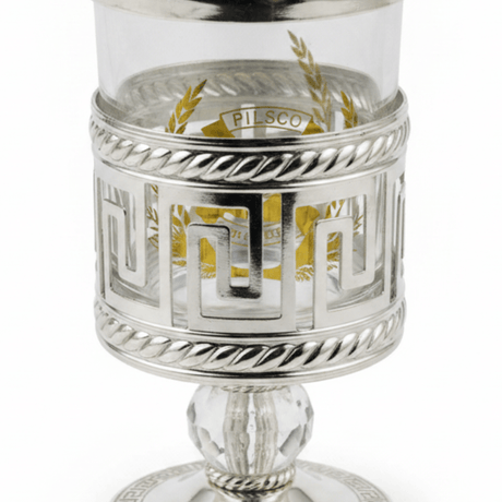Pilsco Metal & Glass Spoon Holder - 10×5 cm - Silver / Gold - Al Kabayel Discount CentrePilsco Metal & Glass Spoon Holder - 10×5 cm - Silver / GoldCutlery HolderPILSCOAl Kabayel Discount Centre