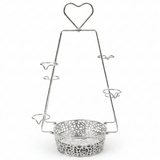 Pilsco Modern Silver Metal & Glass Flask Holder – Sleek Beverage Serving Stand for Tea, Coffee & Hot Drinks – 46 × 20 cm - Al Kabayel Discount CentrePilsco Modern Silver Metal & Glass Flask Holder – Sleek Beverage Serving Stand for Tea, Coffee & Hot Drinks – 46 × 20 cmOrganizers & AccessoriesPILSCOAl Kabayel Discount Centre