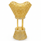 Pilsco Premium Gold Metal Incense Burner with Diamond Pattern 47×30 cm Decorative Fragrance Burner - Al Kabayel Discount CentrePilsco Premium Gold Metal Incense Burner with Diamond Pattern 47×30 cm Decorative Fragrance BurnerIncense BurnerPILSCOAl Kabayel Discount Centre