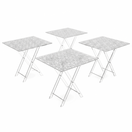 Pilsco Rectangle Silver Acrylic 4-Piece Table Set - 46×60×40 cm - Al Kabayel Discount CentrePilsco Rectangle Silver Acrylic 4-Piece Table Set - 46×60×40 cmOrganizers & AccessoriesPILSCOAl Kabayel Discount Centre