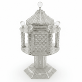 Pilsco Silver Incense Burner Ornate Filigree Mabkhara - 65 × 35 cm - Al Kabayel Discount CentrePilsco Silver Incense Burner Ornate Filigree Mabkhara - 65 × 35 cmIncense BurnerPILSCOAl Kabayel Discount Centre