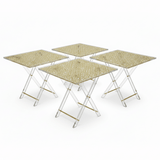 Pilsco Square Gold Acrylic Folding Table Set – 46×40cm - Set of 4 - Al Kabayel Discount CentrePilsco Square Gold Acrylic Folding Table Set – 46×40cm - Set of 4Organizers & AccessoriesPILSCOAl Kabayel Discount Centre