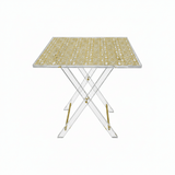 Pilsco Square Gold Acrylic Folding Table Set – 46×40cm - Set of 4 - Al Kabayel Discount CentrePilsco Square Gold Acrylic Folding Table Set – 46×40cm - Set of 4Organizers & AccessoriesPILSCOAl Kabayel Discount Centre
