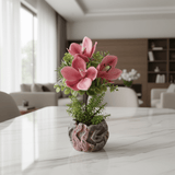Pink Artificial Orchid Arrangement | Elegant Chalk Pot | 33cm - Al Kabayel Discount CentrePink Artificial Orchid Arrangement | Elegant Chalk Pot | 33cmArtificial FloraAKDCAl Kabayel Discount Centre