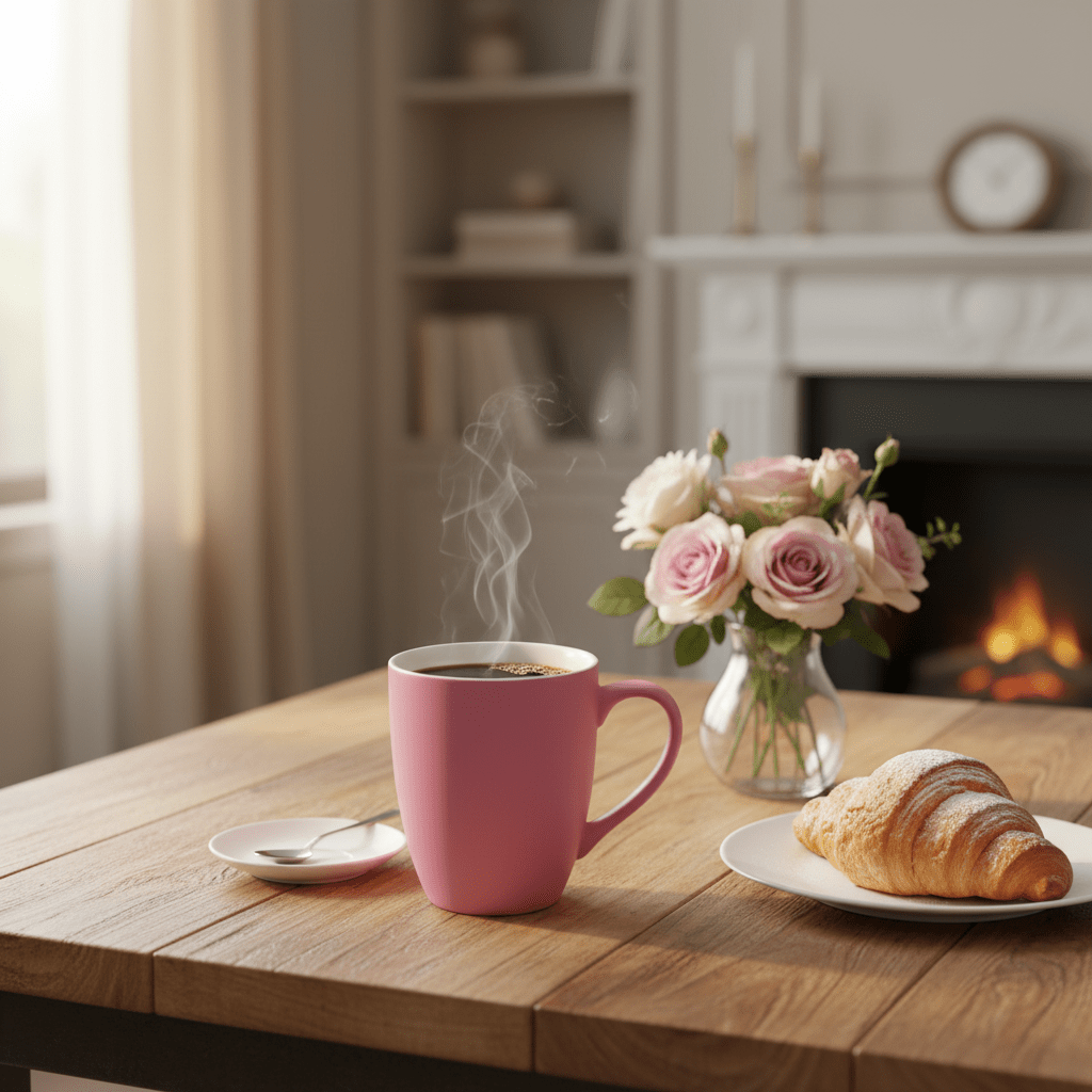 Pink Ceramic Mug 400ml – Matte Finish | Premium Coffee & Tea Cup | Cream Interior | Gift - Ready - Al Kabayel Discount CentrePink Ceramic Mug 400ml – Matte Finish | Premium Coffee & Tea Cup | Cream Interior | Gift - ReadyMugsAKDCAl Kabayel Discount Centre