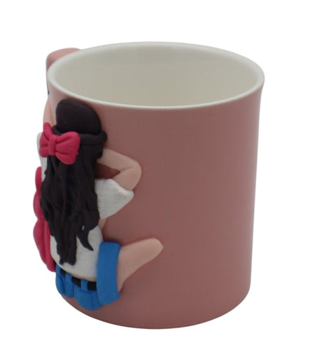Pink Ceramic Mug With Joyful Girl - Themed Design – 200ml, Cute and Stylish Mug for Tea, Coffee, or Milk - Al Kabayel Discount CentrePink Ceramic Mug With Joyful Girl - Themed Design – 200ml, Cute and Stylish Mug for Tea, Coffee, or MilkMugsAKDCAl Kabayel Discount Centre