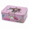 Pink Metal Tin Box – Vintage Sewing Design | 12.5 × 9 cm - Al Kabayel Discount CentrePink Metal Tin Box – Vintage Sewing Design | 12.5 × 9 cmJars & Food SaversAKDCAl Kabayel Discount Centre