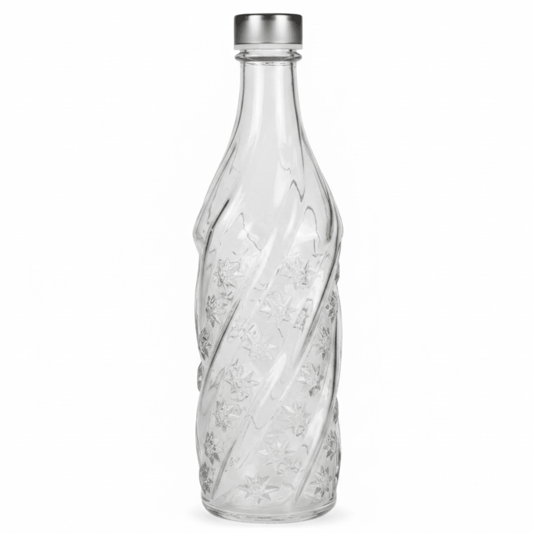 Pishgaman Elegant Embossed Glass Water Bottle 1200ml – Premium Floral Crystal-Cut Design - Al Kabayel Discount CentrePishgaman Elegant Embossed Glass Water Bottle 1200ml – Premium Floral Crystal-Cut DesignWater BottlePISHGAMANAl Kabayel Discount Centre