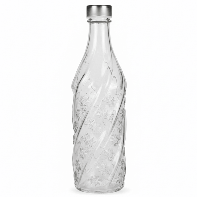 Pishgaman Elegant Embossed Glass Water Bottle 1200ml – Premium Floral Crystal-Cut Design - Al Kabayel Discount CentrePishgaman Elegant Embossed Glass Water Bottle 1200ml – Premium Floral Crystal-Cut DesignWater BottlePISHGAMANAl Kabayel Discount Centre