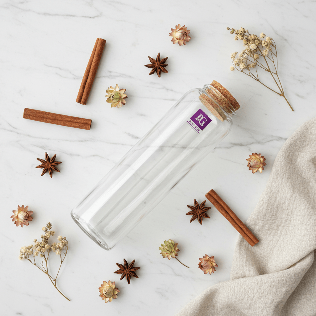 Pishgaman Glass Bottle with Natural Cork Lid | 22cm | Airtight Storage Jar - Al Kabayel Discount CentrePishgaman Glass Bottle with Natural Cork Lid | 22cm | Airtight Storage JarJars & Food SaversPISHGAMANAl Kabayel Discount Centre