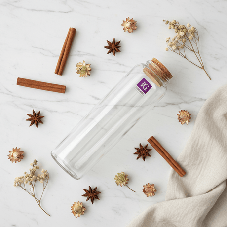 Pishgaman Glass Bottle with Natural Cork Lid | 22cm | Airtight Storage Jar - Al Kabayel Discount CentrePishgaman Glass Bottle with Natural Cork Lid | 22cm | Airtight Storage JarJars & Food SaversPISHGAMANAl Kabayel Discount Centre