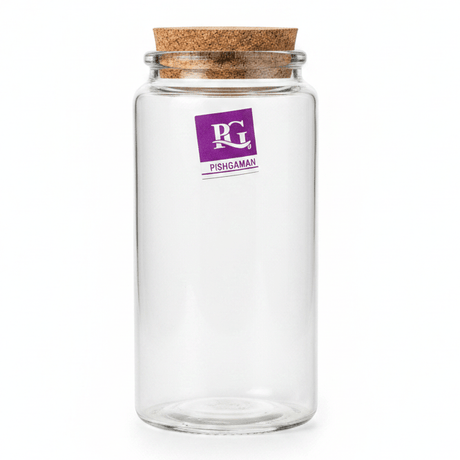 Pishgaman Glass Jar with Cork Lid | 15cm | - Al Kabayel Discount CentrePishgaman Glass Jar with Cork Lid | 15cm |Jars & Food SaversPISHGAMANAl Kabayel Discount Centre