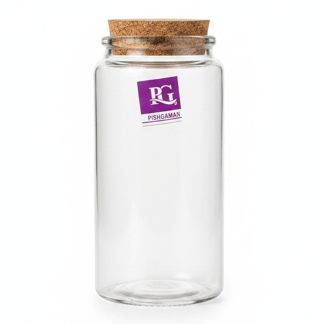 Pishgaman Glass Jar with Cork Lid | 15cm | - Al Kabayel Discount CentrePishgaman Glass Jar with Cork Lid | 15cm |Jars & Food SaversPISHGAMANAl Kabayel Discount Centre