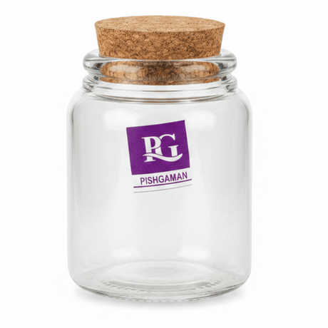 Pishgaman Glass Jar with Cork Lid | 8×6cm | - Al Kabayel Discount CentrePishgaman Glass Jar with Cork Lid | 8×6cm |Jars & Food SaversPISHGAMANAl Kabayel Discount Centre