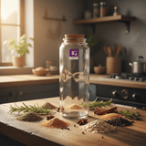Pishgaman Glass Storage Bottle with Natural Cork Lid | 20cm | - Al Kabayel Discount CentrePishgaman Glass Storage Bottle with Natural Cork Lid | 20cm |Jars & Food SaversPISHGAMANAl Kabayel Discount Centre
