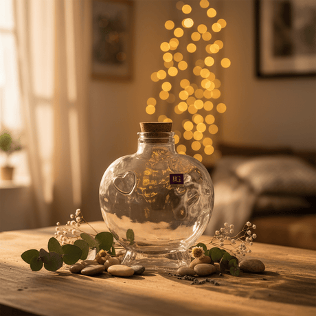 Pishgaman Heart Shape Glass Bottle with Cork Lid | 20cm - Al Kabayel Discount CentrePishgaman Heart Shape Glass Bottle with Cork Lid | 20cmJars & Food SaversPISHGAMANAl Kabayel Discount Centre
