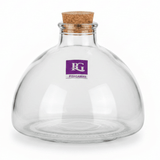 Pishgaman Round Glass Bottle with Cork Lid | 10×12cm - Al Kabayel Discount CentrePishgaman Round Glass Bottle with Cork Lid | 10×12cmJars & Food SaversPISHGAMANAl Kabayel Discount Centre