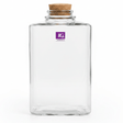 Pishgaman Triangular Clear Glass Bottle with Cork Lid | 20cm | - Al Kabayel Discount CentrePishgaman Triangular Clear Glass Bottle with Cork Lid | 20cm |Jars & Food SaversPISHGAMANAl Kabayel Discount Centre