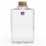 Pishgaman Triangular Clear Glass Bottle with Cork Lid | 20cm | - Al Kabayel Discount CentrePishgaman Triangular Clear Glass Bottle with Cork Lid | 20cm |Jars & Food SaversPISHGAMANAl Kabayel Discount Centre