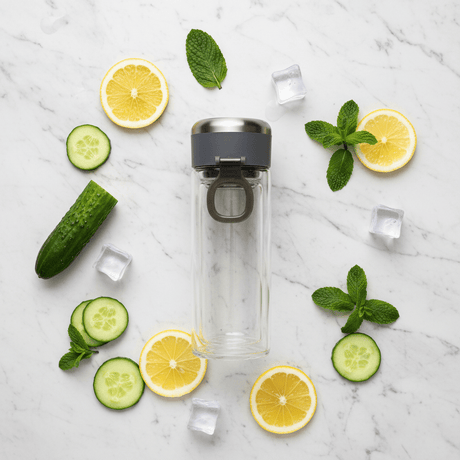 Plain Clear Glass Bottle with Modern Grey Cap – 300 ml - Al Kabayel Discount CentrePlain Clear Glass Bottle with Modern Grey Cap – 300 mlWater BottlesAKDCAl Kabayel Discount Centre