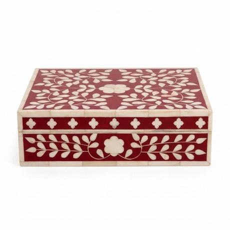 Plastic Coated Cardboard Jewellery Box - 26×20cm - Red / Blue - Al Kabayel Discount CentrePlastic Coated Cardboard Jewellery Box - 26×20cm - Red / BlueOrganizers & AccessoriesAKDCAl Kabayel Discount Centre