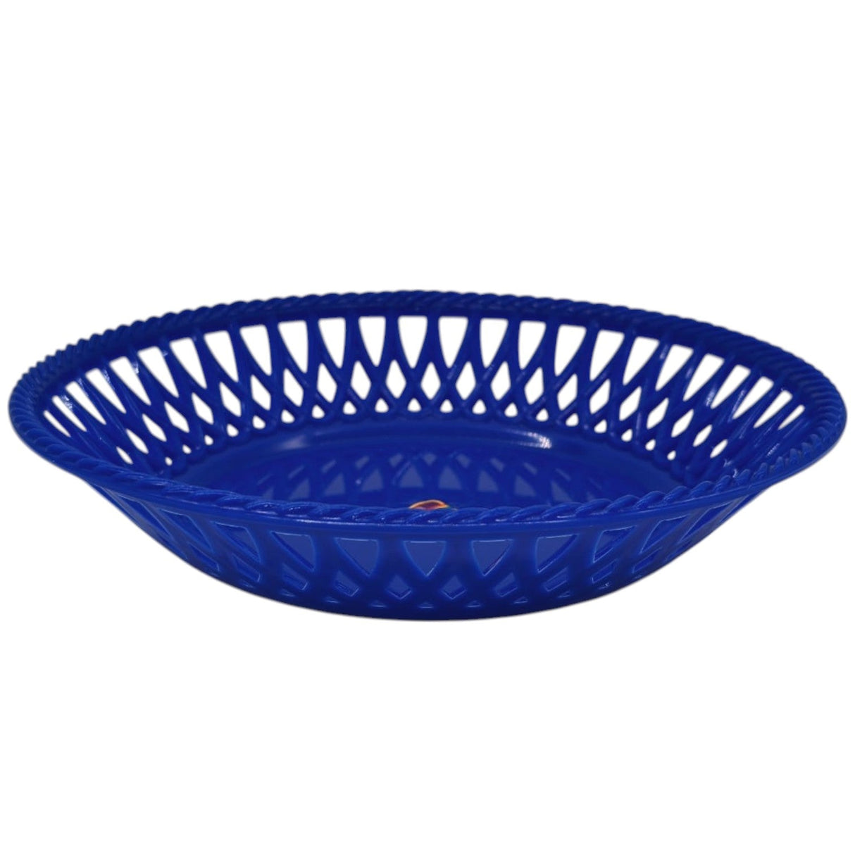 Plastic Fruit Round Tray Kitchen Counter Polypropylene Fruit Holder Modern - 23cmX5 - Blue - Al Kabayel Discount CentrePlastic Fruit Round Tray Kitchen Counter Polypropylene Fruit Holder Modern - 23cmX5 - BlueOrganizers & AccessoriesFAMILYAl Kabayel Discount Centre