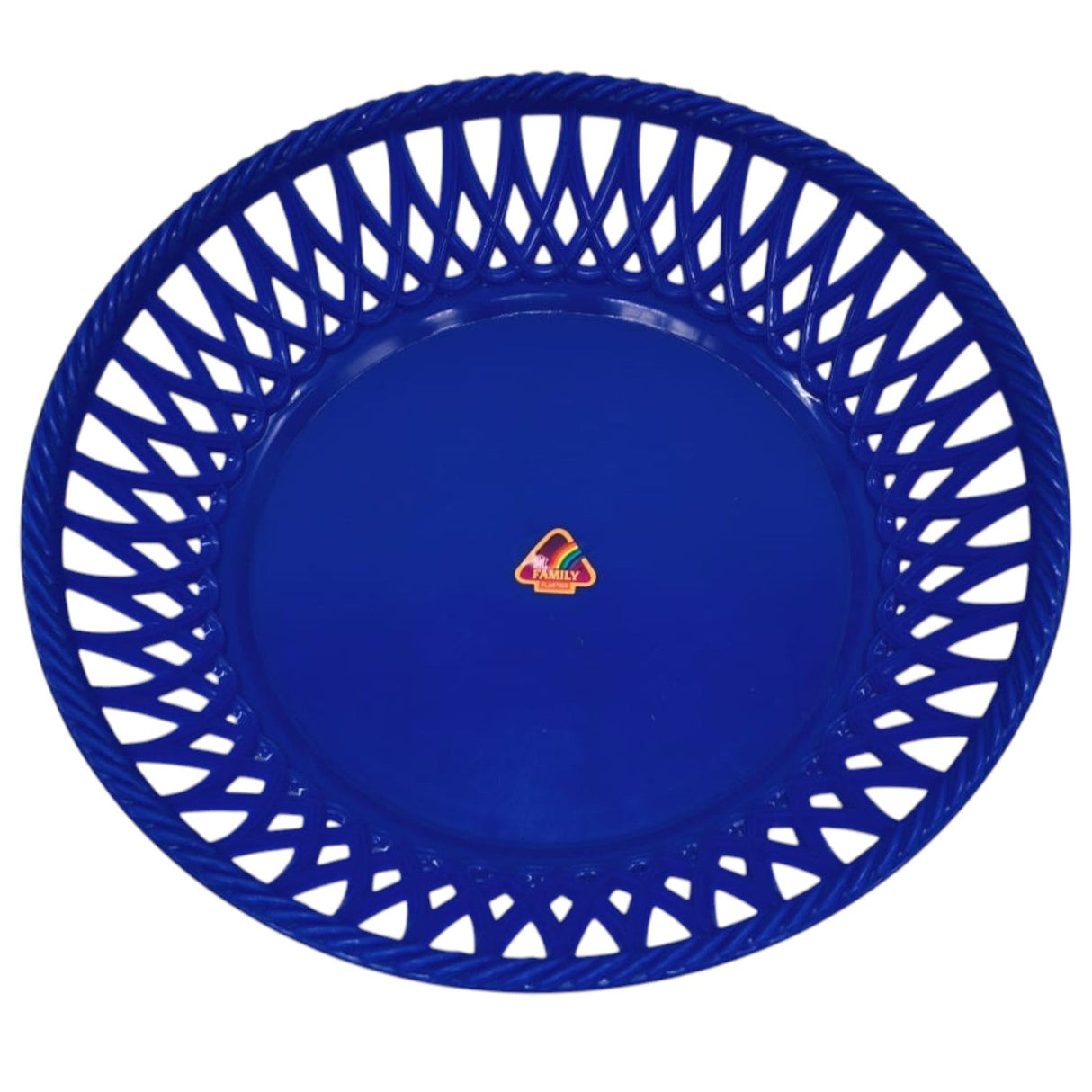 Plastic Fruit Round Tray Kitchen Counter Polypropylene Fruit Holder Modern - 23cmX5 - Blue - Al Kabayel Discount CentrePlastic Fruit Round Tray Kitchen Counter Polypropylene Fruit Holder Modern - 23cmX5 - BlueOrganizers & AccessoriesFAMILYAl Kabayel Discount Centre