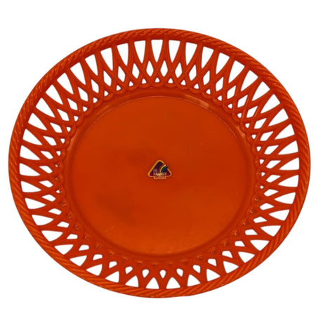 Plastic Fruit Round Tray Kitchen Counter Polypropylene Fruit Holder Modern - 23cmX5 - Red - Al Kabayel Discount CentrePlastic Fruit Round Tray Kitchen Counter Polypropylene Fruit Holder Modern - 23cmX5 - RedOrganizers & AccessoriesFAMILYAl Kabayel Discount Centre