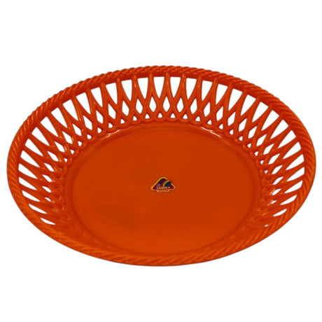 Plastic Fruit Round Tray Kitchen Counter Polypropylene Fruit Holder Modern - 23cmX5 - Red - Al Kabayel Discount CentrePlastic Fruit Round Tray Kitchen Counter Polypropylene Fruit Holder Modern - 23cmX5 - RedOrganizers & AccessoriesFAMILYAl Kabayel Discount Centre