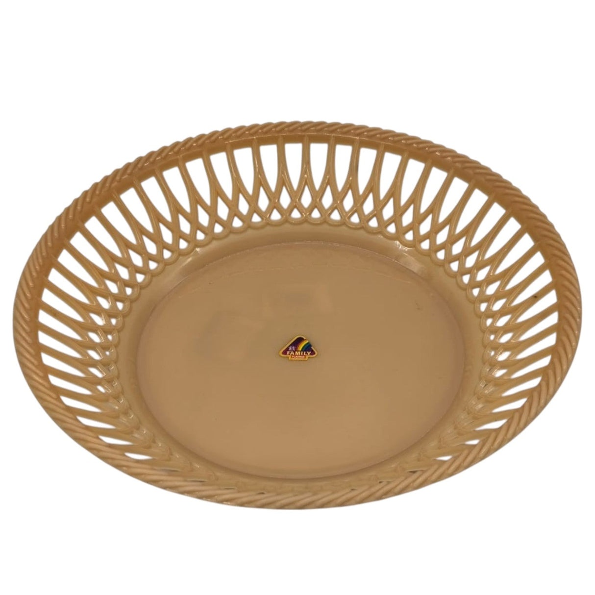 Plastic Fruit Round Tray Kitchen Counter Polypropylene Fruit Holder Modern - 28cmX5 - BurlyWood - Al Kabayel Discount CentrePlastic Fruit Round Tray Kitchen Counter Polypropylene Fruit Holder Modern - 28cmX5 - BurlyWoodOrganizers & AccessoriesFAMILYAl Kabayel Discount Centre
