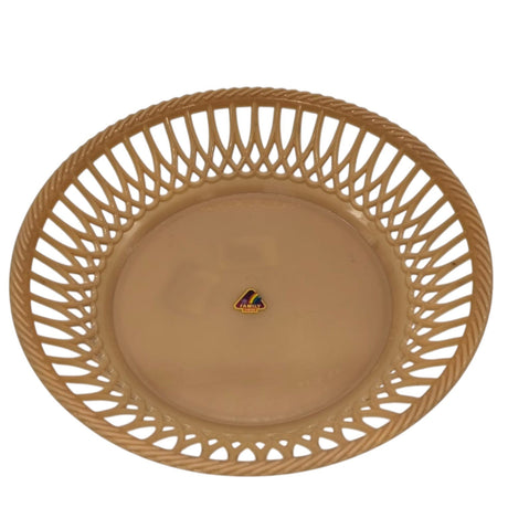Plastic Fruit Round Tray Kitchen Counter Polypropylene Fruit Holder Modern - 28cmX5 - BurlyWood - Al Kabayel Discount CentrePlastic Fruit Round Tray Kitchen Counter Polypropylene Fruit Holder Modern - 28cmX5 - BurlyWoodOrganizers & AccessoriesFAMILYAl Kabayel Discount Centre