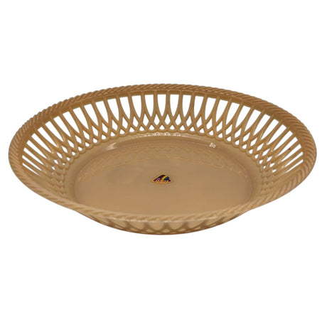 Plastic Fruit Round Tray Kitchen Counter Polypropylene Fruit Holder Modern - 28cmX5 - BurlyWood - Al Kabayel Discount CentrePlastic Fruit Round Tray Kitchen Counter Polypropylene Fruit Holder Modern - 28cmX5 - BurlyWoodOrganizers & AccessoriesFAMILYAl Kabayel Discount Centre