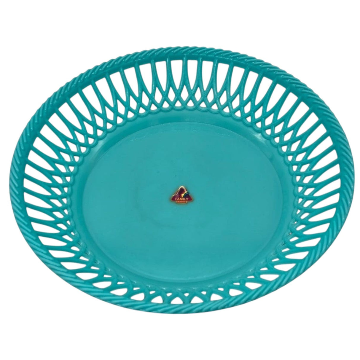 Plastic Fruit Round Tray Kitchen Counter Polypropylene Fruit Holder Modern - 28cmX5 - Cyan - Al Kabayel Discount CentrePlastic Fruit Round Tray Kitchen Counter Polypropylene Fruit Holder Modern - 28cmX5 - CyanOrganizers & AccessoriesFAMILYAl Kabayel Discount Centre