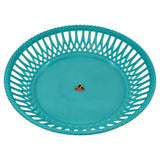 Plastic Fruit Round Tray Kitchen Counter Polypropylene Fruit Holder Modern - 28cmX5 - Cyan - Al Kabayel Discount CentrePlastic Fruit Round Tray Kitchen Counter Polypropylene Fruit Holder Modern - 28cmX5 - CyanOrganizers & AccessoriesFAMILYAl Kabayel Discount Centre