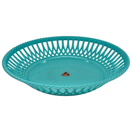 Plastic Fruit Round Tray Kitchen Counter Polypropylene Fruit Holder Modern - 28cmX5 - Cyan - Al Kabayel Discount CentrePlastic Fruit Round Tray Kitchen Counter Polypropylene Fruit Holder Modern - 28cmX5 - CyanOrganizers & AccessoriesFAMILYAl Kabayel Discount Centre