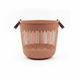 Plastic Laundry Basket with Handle - 30×35 cm - Light Brown / Olive Green / Beige - Al Kabayel Discount CentrePlastic Laundry Basket with Handle - 30×35 cm - Light Brown / Olive Green / BeigeOrganizers & AccessoriesAKDCAl Kabayel Discount Centre