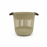 Plastic Laundry Basket with Handle - 30×35 cm - Light Brown / Olive Green / Beige - Al Kabayel Discount CentrePlastic Laundry Basket with Handle - 30×35 cm - Light Brown / Olive Green / BeigeOrganizers & AccessoriesAKDCAl Kabayel Discount Centre