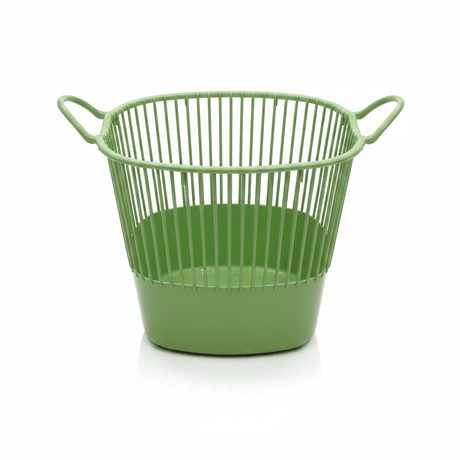 Plastic Laundry Basket with Handles - 36×40 cm - Purple / Yellow / Green - Al Kabayel Discount CentrePlastic Laundry Basket with Handles - 36×40 cm - Purple / Yellow / GreenOrganizers & AccessoriesAKDCAl Kabayel Discount Centre