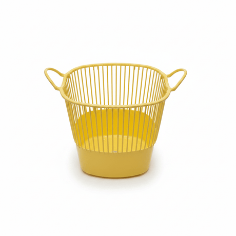 Plastic Laundry Basket with Handles - 36×40 cm - Purple / Yellow / Green - Al Kabayel Discount CentrePlastic Laundry Basket with Handles - 36×40 cm - Purple / Yellow / GreenOrganizers & AccessoriesAKDCAl Kabayel Discount Centre