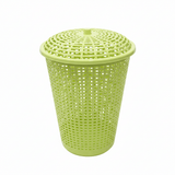 Plastic Laundry Basket with Lid - 60×45 cm - Light Blue / Pink / Light Green - Al Kabayel Discount CentrePlastic Laundry Basket with Lid - 60×45 cm - Light Blue / Pink / Light GreenOrganizers & AccessoriesAKDCAl Kabayel Discount Centre